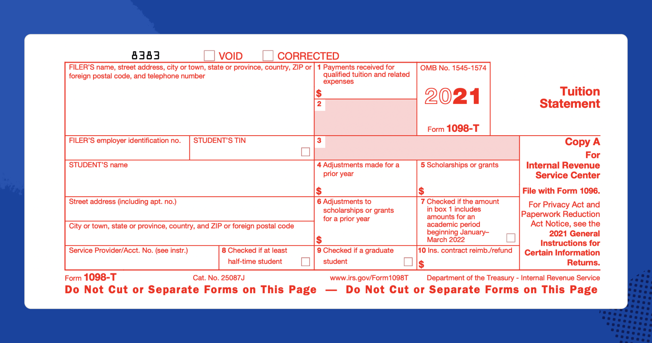 What Is Form 1098 Printable Study Planner What Is Form 1098 Printable Study Planner