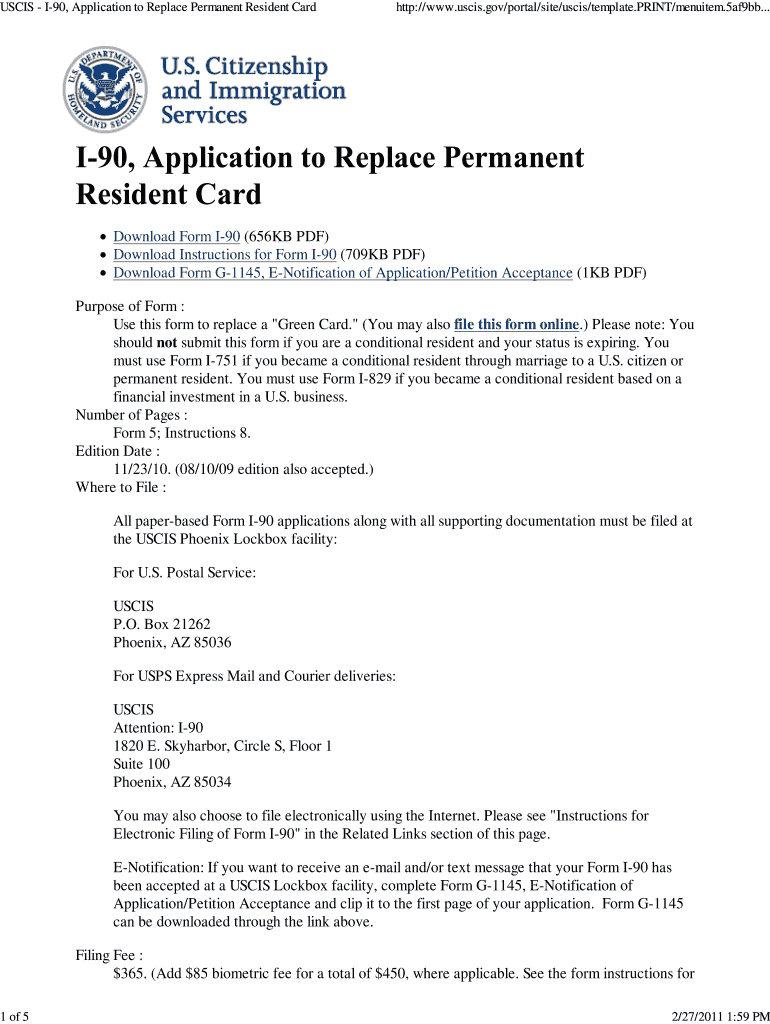 printable i 90 form