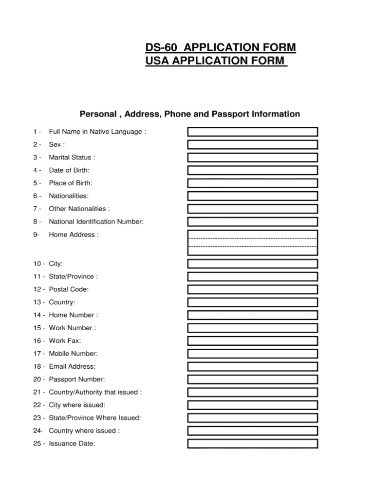 ZA DS 60 Form Fill Out Sign Share Online PdfFiller