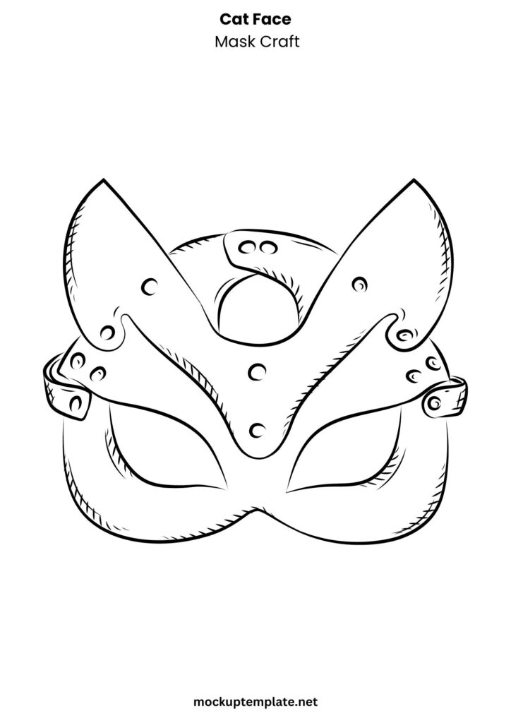 Completed mask stamped and laminated