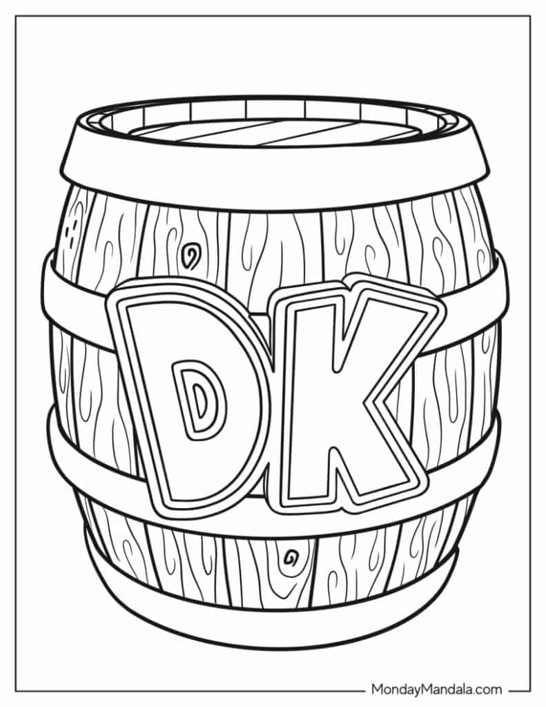 Close-up showing shaded donkey kong fur tones