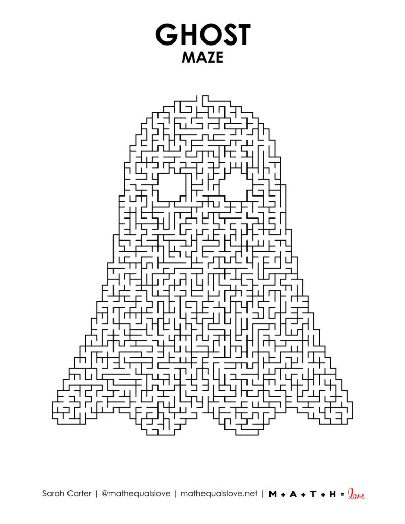 Teacher guiding students through maze puzzle steps