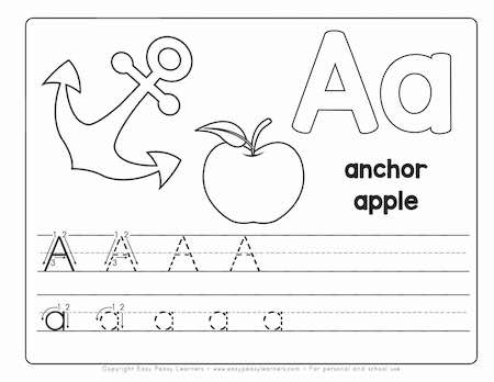 Print-ready poster showing uppercase and lowercase letters