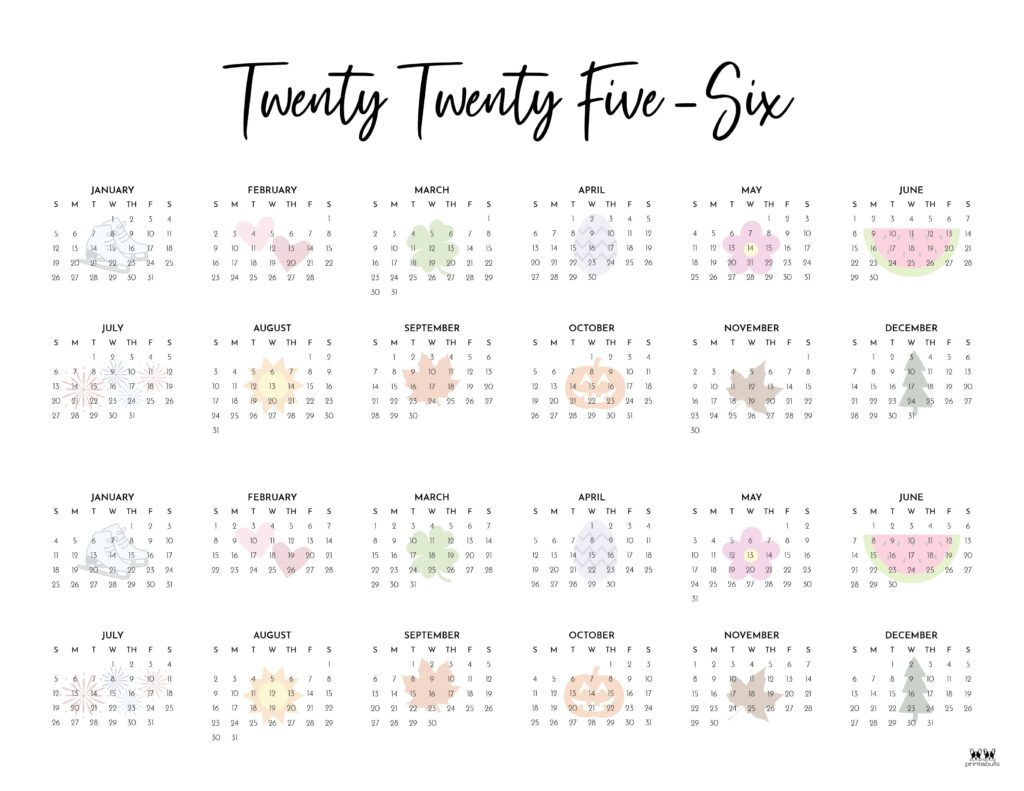 Family fridge calendar with handwritten reminders