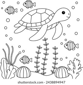 Open coloring book showing snowman and present designs