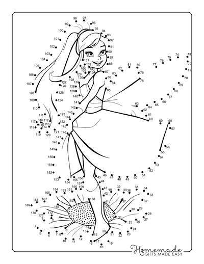 A parent and child aligning dots on a large sheet