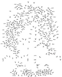 Children compare completed dot-to-dot artwork