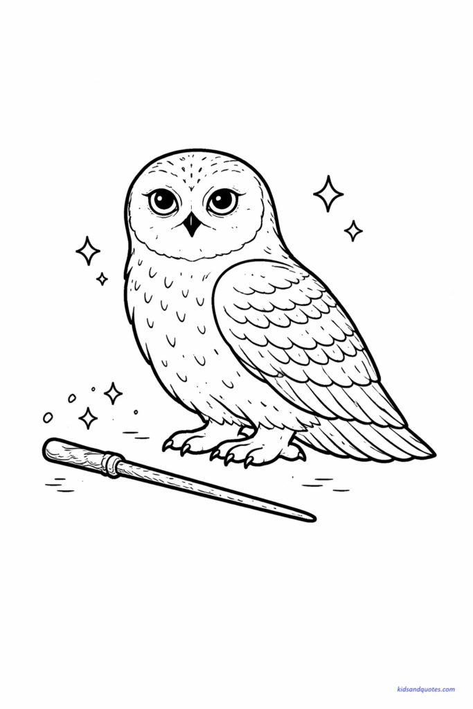 Owl color-by-number diagram with numbers