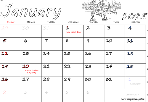 Family planning session around a table with calendar